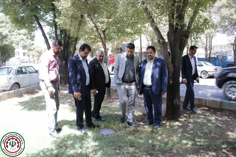 بازدید رئیس واعضای شورای شهررفسنجان از وضعیت برخی فضای سبز شهری رفسنجان