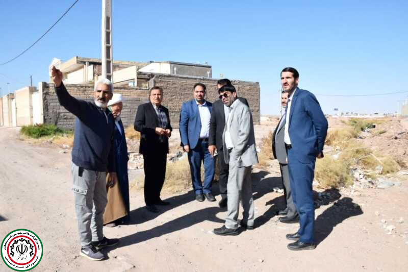 بازدید رئیس و اعضای شورای شهر رفسنجان از پروژه های شهری