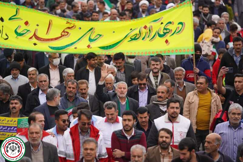 جشن باشکوه ۴۵ سالگی انقلاب اسلامی در رفسنجان برگزار شد